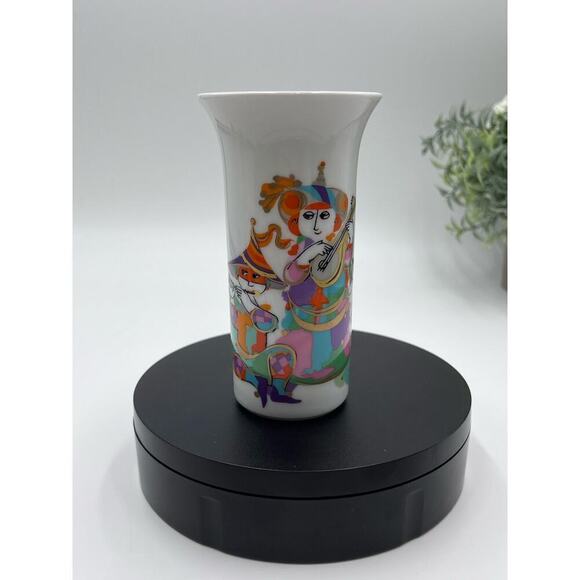 Vintage Rosenthal Bjorn Wiinblad
Musicians Small Arabian Nights Trumpet Vase - Picture 3 of 16
